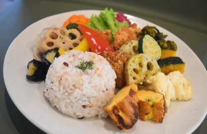 愛西根菜プレート